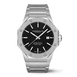 Downtown 3-H Automatic Swiss Made Uhr mit schwarzem Zifferblatt