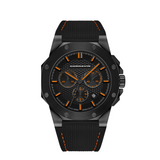 Cornavin CO.DS.08.R Black watch with orange accents on a white background