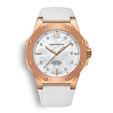 CORNAVIN CO 2021-2013 DIAMOND EDITION - Swiss Made Watch with a rose gold PVD case and white MOP dial