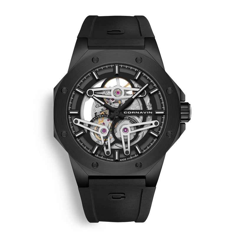 CORNAVIN SK.04.R Swiss Automatic Skeleton Watch