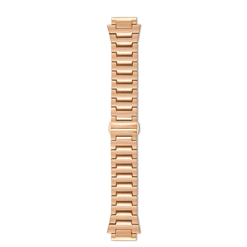 19mm - Bracelet en acier inoxydable or rose