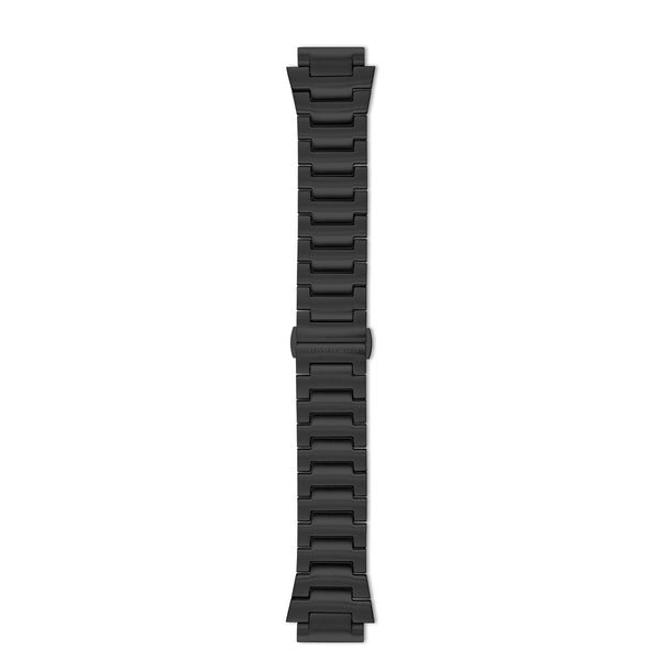 19mm - Bracelet en acier inoxydable noir