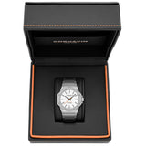 Downtown 3-H Automatic Swiss Made watch with white dial