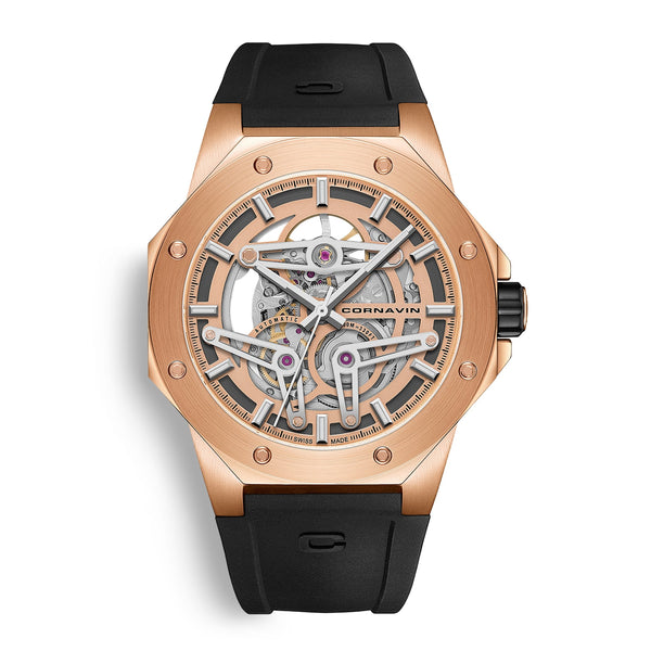 CORNAVIN SK.05.R Swiss Made Automatic Skeleton Watch