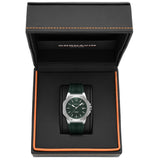 CORNAVIN CO 2021-2052 - Swiss Made Watch with a green dial and green rubber strap