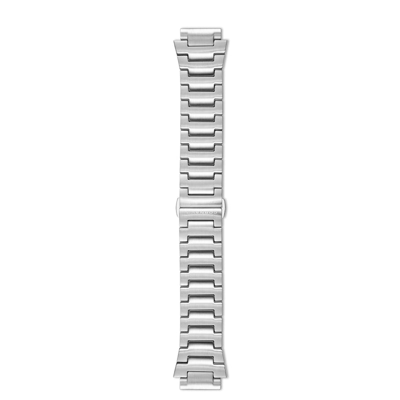 Downtown 3-H Silver Stainless Steel Bracelet
