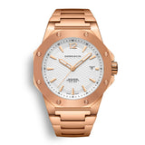 CORNAVIN CO 2021-2021 - Swiss Made Watch with a rose gold PVD case and white dial