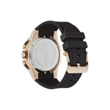 CORNAVIN CO 2012-2019R - Swiss Made Watch Chronograph with Black Bezel and Black Rubber Strap