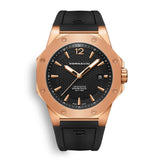 CORNAVIN CO 2021-2032 - Swiss Made Watch with a matte rose gold PVD case and black dial